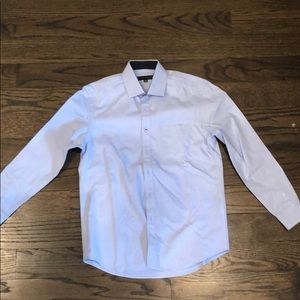 REPORT COLLECTION boys sky blue dress shirt. Sz 12